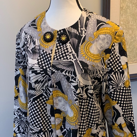 DIANE FREIS vintage gorgeous one of a kind swing jacket wool designer - Picture 1 of 10